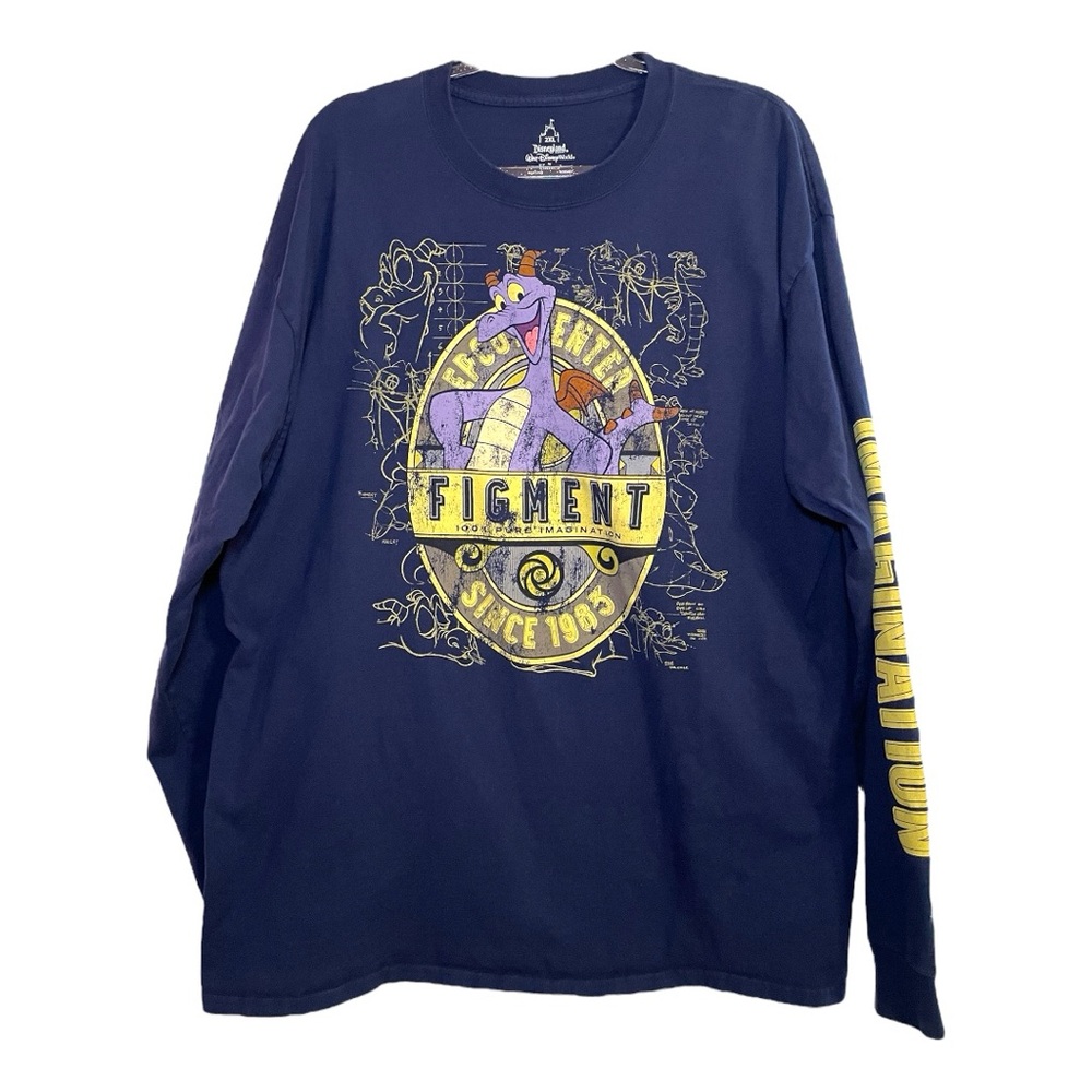 Disney Figment Hanes Long Sleeve T-Shirt